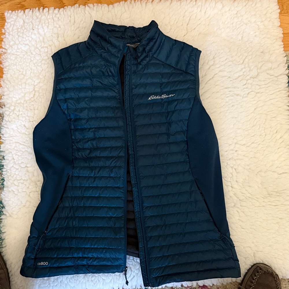 Eddie Bauer Blue Puffer Vest